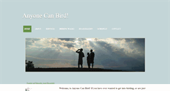 Desktop Screenshot of anyonecanbird.com